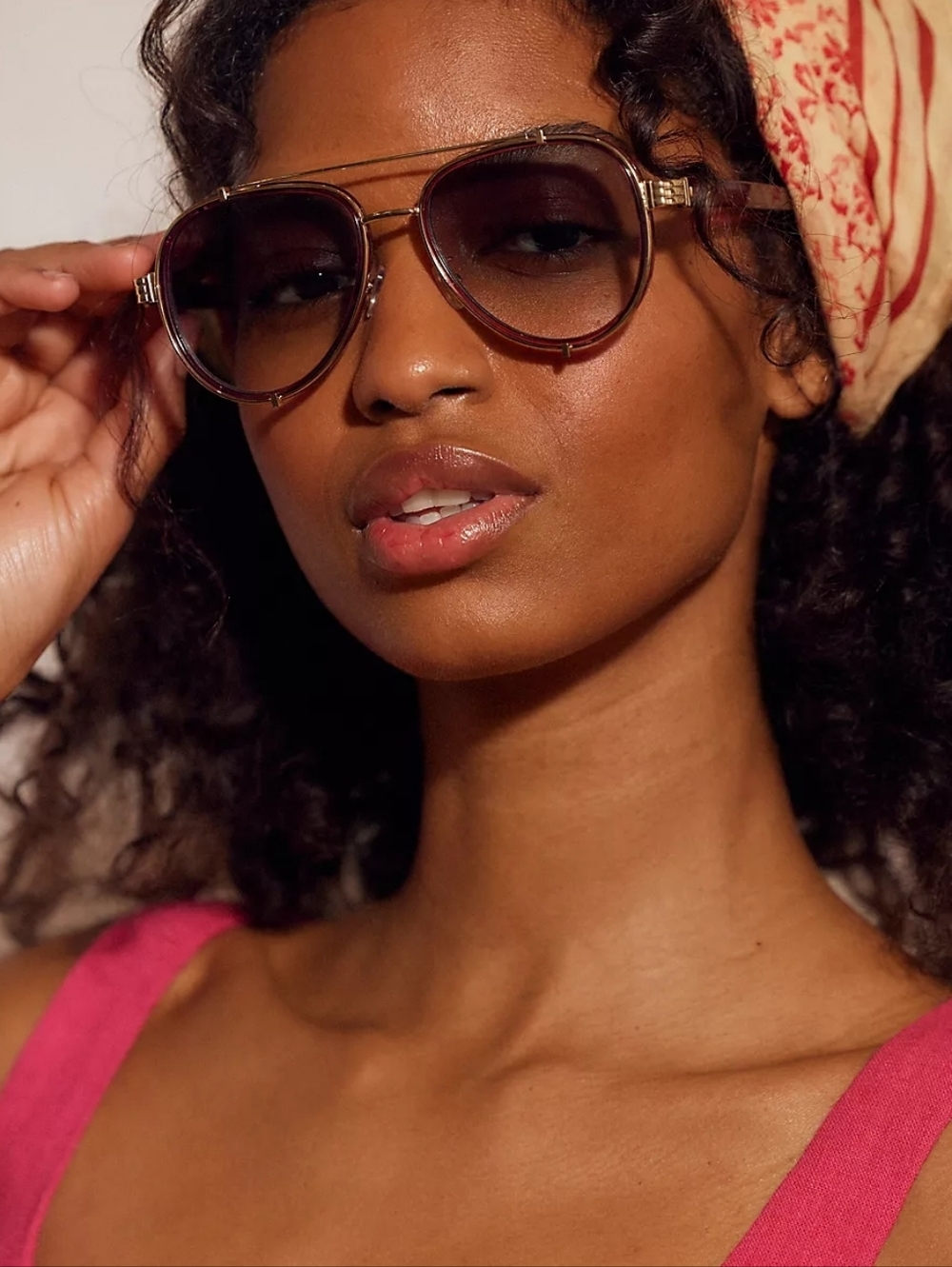 NWT Womens Free People Wesley Oversized Aviator Sunglasses